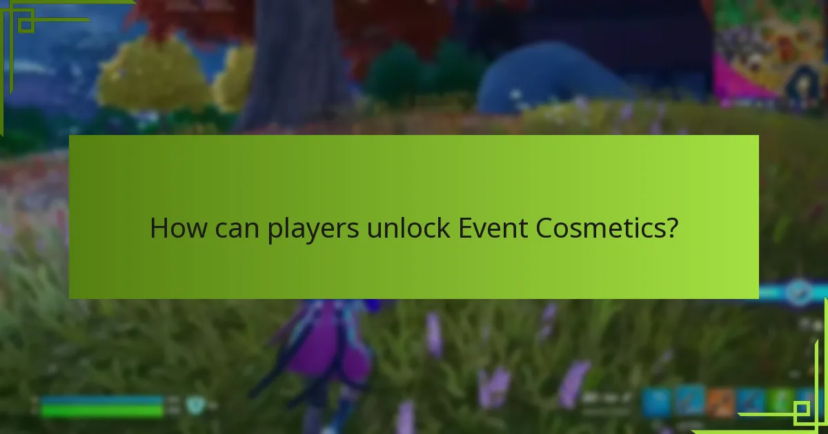 How is the rarity of Event Cosmetics determined?
