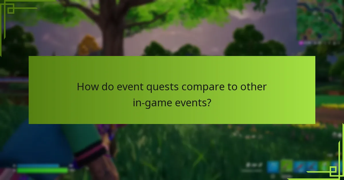 What rewards can players expect from event quests?